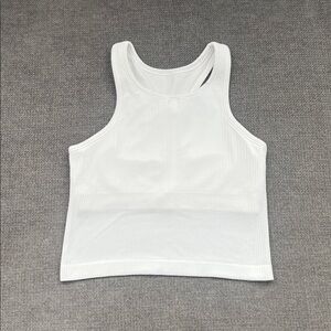 Lululemon Athletica White Muscle Tee